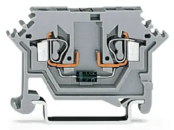 Диодная клемма WAGO 280-613/281-411, 2 pin, 0.08мм² - 2.50мм², 250В, 500мА, конф: L, (100 шт)