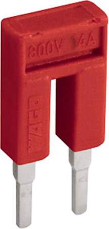 Перемычка WAGO 2000-402/000-005, 2 pin, 14А, (200 шт)