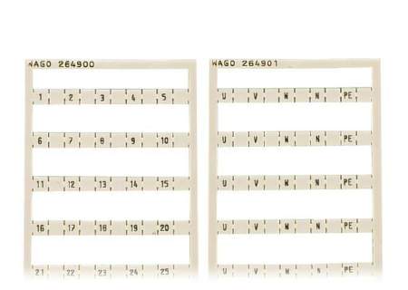Система быстрой маркировки WAGO 264-900, Оттиск: 1 - 50, (5 шт)