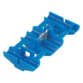 Соединитель TE CONNECTIVITY 735398-0, 2 контакта, провод: 1 - 2.5 мм², синий