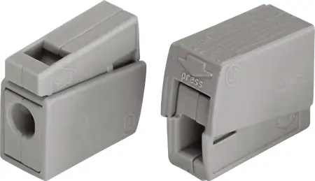 Клемма для осветительного оборудования WAGO 224-101, 2 pin, 0.5мм² - 2.5мм², 400В, 24А, (1 шт)