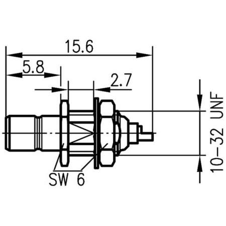 J01160A0021, Telegärtner - SMB-разъем, 50 Ом : 1 шт.