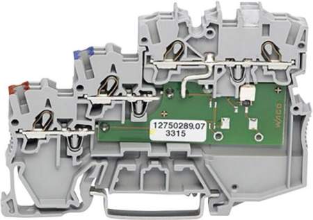 Клемма бесконтактного переключателя WAGO 2000-5311/1102-950, 8 pin, 0.14мм² - 1.50мм², 24В, 13.5А, (50 шт)