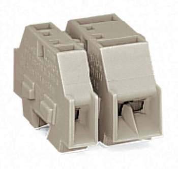 Клемма WAGO 262-181, 2 pin, 0.50мм² - 4мм², 550В, 23А, конф: L, (100 шт)