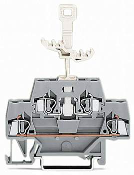 Двухуровневая клемма WAGO 280-521, 4 pin, 0.08мм² - 2.50мм², 400В, 10А, конф: L, (50 шт)