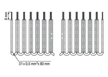 Соединительная перемычка WAGO 709-107, 50В, 6А, (1 шт)
