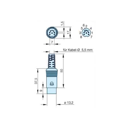 DIN-разъем Hirschmann мAS 80 S