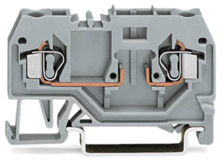 Клемма WAGO 281-916, 2 pin, 0.08мм² - 4мм², 400В, 10А, конф: L, (50 шт)