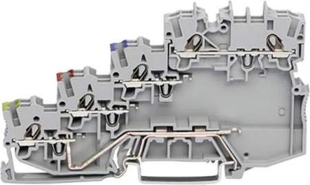Клемма бесконтактного переключателя WAGO 2000-5410, 10 pin, 0.14мм² - 1.50мм², 250В, 13.5А, (50 шт)