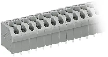 Быстроразъемная клемма WAGO 250-512, 12 pin, 0.50мм² - 1.50мм², 320В, 2А, CS: 5мм, (1 шт)