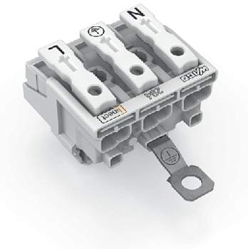 Разъем питания сети WAGO 294-8413, 3 pin, 0.5мм² - 2.5мм², 24А, (500 шт)