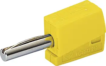 Jack разъем 4mm, WAGO 215-511, 0.08mm² - 2.5mm², 20A, частично изолированный, (1 шт)