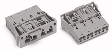 Разъем питания сети WAGO 770-754/060-000, 4 pin, 400В, 25А, (100 шт)
