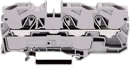 Клемма WAGO 2010-1304, 3 pin, 0.50мм² - 16мм², 800В, 57А, конф: N, (1 шт)