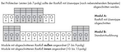 Тестовый адаптер WAGO 249-111, 250В, 6А, (100 шт)