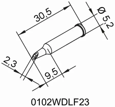 Паяльное жало Ersa 0102WDLF23 
