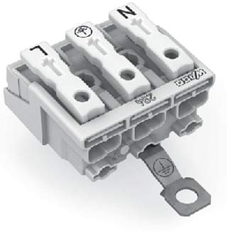 Разъем питания сети WAGO 294-4453, 3 pin, 0.5мм² - 1.5мм², 24А, (500 шт)