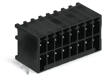 Штифтовая планка WAGO 713-1435/105-000, 30 pin, 160В, 10А, CS: 3.50мм, (20 шт)