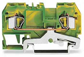 PG клемма WAGO 281-907, 2 pin, 0.08мм² - 4мм², 32А, конф: Terre, (50 шт)