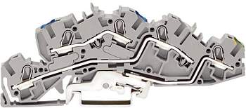 Промышленная клеммная колодка WAGO 2005-7646, 3 pin, 0.50мм² - 6мм², 250В, 36А, конф: N;L;Terre, (1 шт)