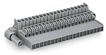 Штифтовая планка WAGO 246-111, 20 pin, 0.08мм² - 2.50мм², 630В, 16А, (15 шт)