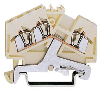 Клемма экранирования WAGO 280-640, 3 pin, 0.08мм² - 2.50мм², 24А, (100 шт)