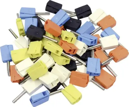 Jack разъем 4mm, WAGO 215-111, 0.08mm² - 2.5mm², 20A, частично изолированный, (50 шт)