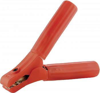 Зажим "Крокодил" TRU Components красный, 600 А, 30 В, 160 мм : 1 шт.