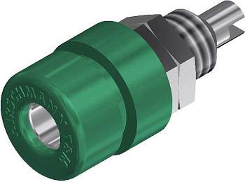 930166104, SKS-HIRSCHMANN BIL 30 - Лабораторное гнездо, Ø-контакта: 4 мм, зеленый : 1 шт.