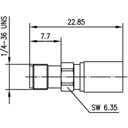 J01151A1061, Telegärtner - SMA-разъем, 50 Ом : 1 шт.
