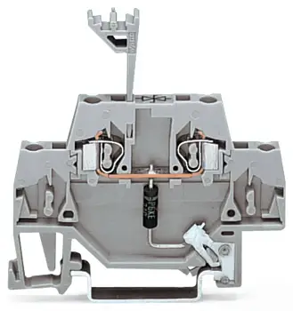 Клемма WAGO 280-502/281-607, 2 pin, 0.08мм² - 2.50мм², 110В, 20А, конф: L, (50 шт)