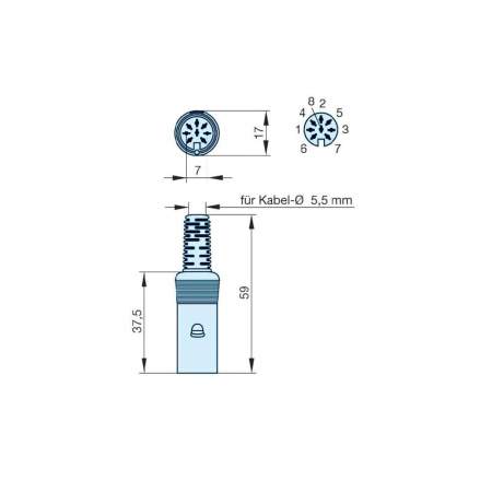 DIN-разъем Hirschmann мAS 80 SN