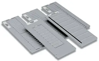 Пластины дя маркерных карт WAGO 258-470, (1 шт)