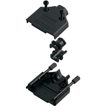 D-SUB пластиковый корпус MH Connectors MHDTPPK-37-BK-K выводы: 37