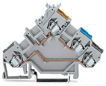 Клемма бесконтактного переключателя WAGO 280-560, 4 pin, 0.08мм² - 2.50мм², 400В, 20А, конф: L, (50 шт)