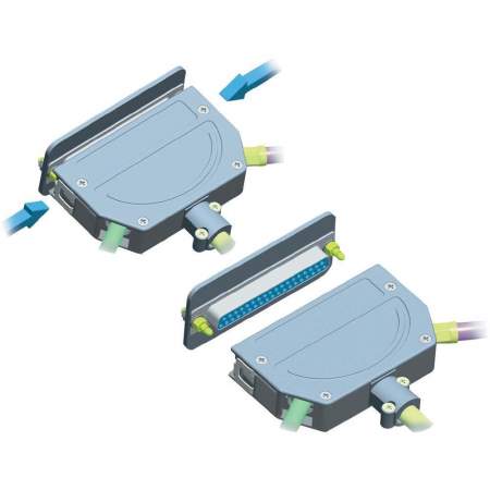 D-SUB быстрозажимной, пластиковый корпус Provertha 104150M001 выводы: 15