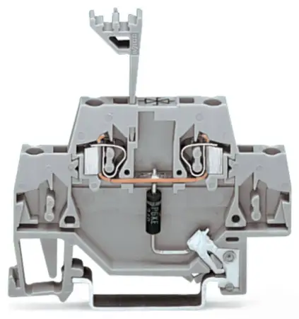 Клемма WAGO 280-502/281-608, 2 pin, 0.08мм² - 2.50мм², 230В, 20А, конф: L, (50 шт)