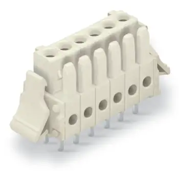 Розетка для подключения к печатной плате WAGO 734-466/037-000, 6 pin, 160В, 10А, CS: 3.50мм, (50 шт)