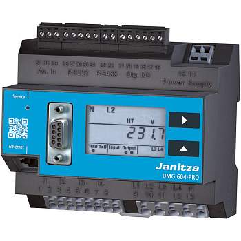 Анализатор качества электроэнергии Janitza 5216222 UMG 604-PRO 24 V