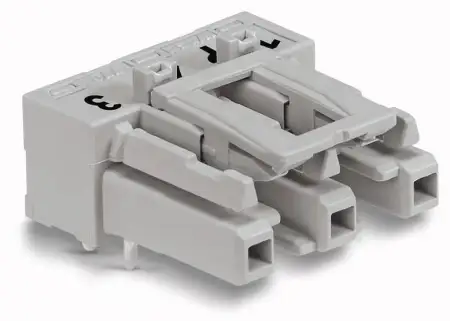 Разъем питания сети WAGO 770-843/011-000/060-000, 3 pin, 250В, 25А, (100 шт)