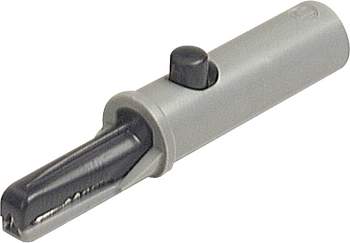 Зажим типа "крокодил" SKS Hirschmann AK 10, черный, 6 мм, длина: 53 мм : 1 шт.