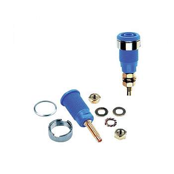 23.3020-23, Stäubli SLB4-G - Лабораторное гнездо, синий : 1 шт.