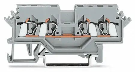 Клемма WAGO 280-604, 4 pin, 0.08мм² - 2.50мм², 800В, 24А, конф: N, (100 шт)