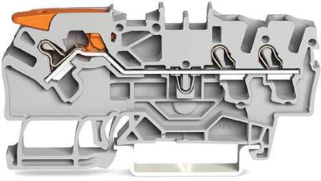 Клемма WAGO 2102-1301, 3 pin, 0.25мм² - 4мм², 24А, (50 шт)