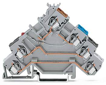 Клемма бесконтактного переключателя WAGO 280-580/281-434, 7 pin, 0.08мм² - 2.50мм², 24В, 20А, конф: L, (50 шт)