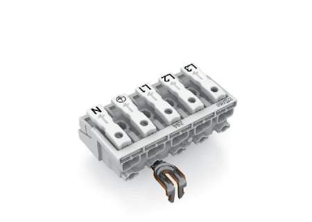 Разъем питания сети WAGO 294-5215, 5 pin, 0.5мм² - 1.5мм², 24А, (250 шт)