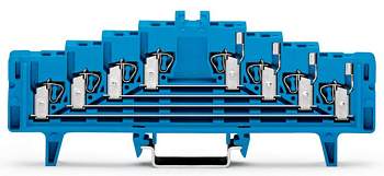 Клеммы для коммутационных полей WAGO 727-224/022-000, 16 pin, 0.08мм² - 1.50мм², 250В, 12А, конф: N, (50 шт)