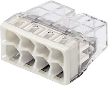 Винтовая клемма WAGO 2273-208-10, 8 pin, 0.5мм² - 2.5мм², 450В, 24А, (10 шт)
