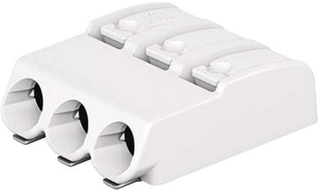 Быстроразъемная клемма WAGO 2060-453/998-404, 3 pin, 0.20мм² - 0.75мм², 160В, 9А, CS: 4мм, (1 шт)