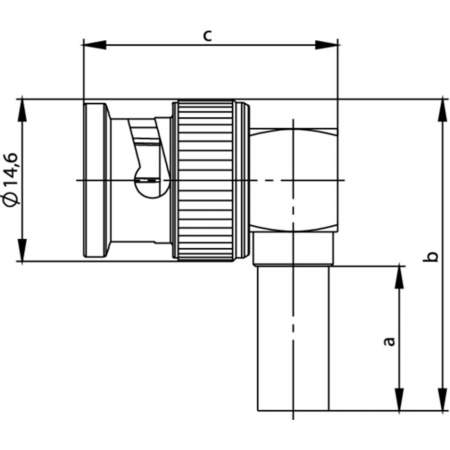 J01002A0027, Telegärtner - BNC-разъем, 75 Ом : 1 шт.